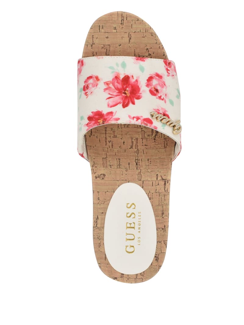 【Open Yy】 FRINGE WEDGE MULE 4色 Yves Fringe Wedge in White Raffia | Cosmopolitan Shop