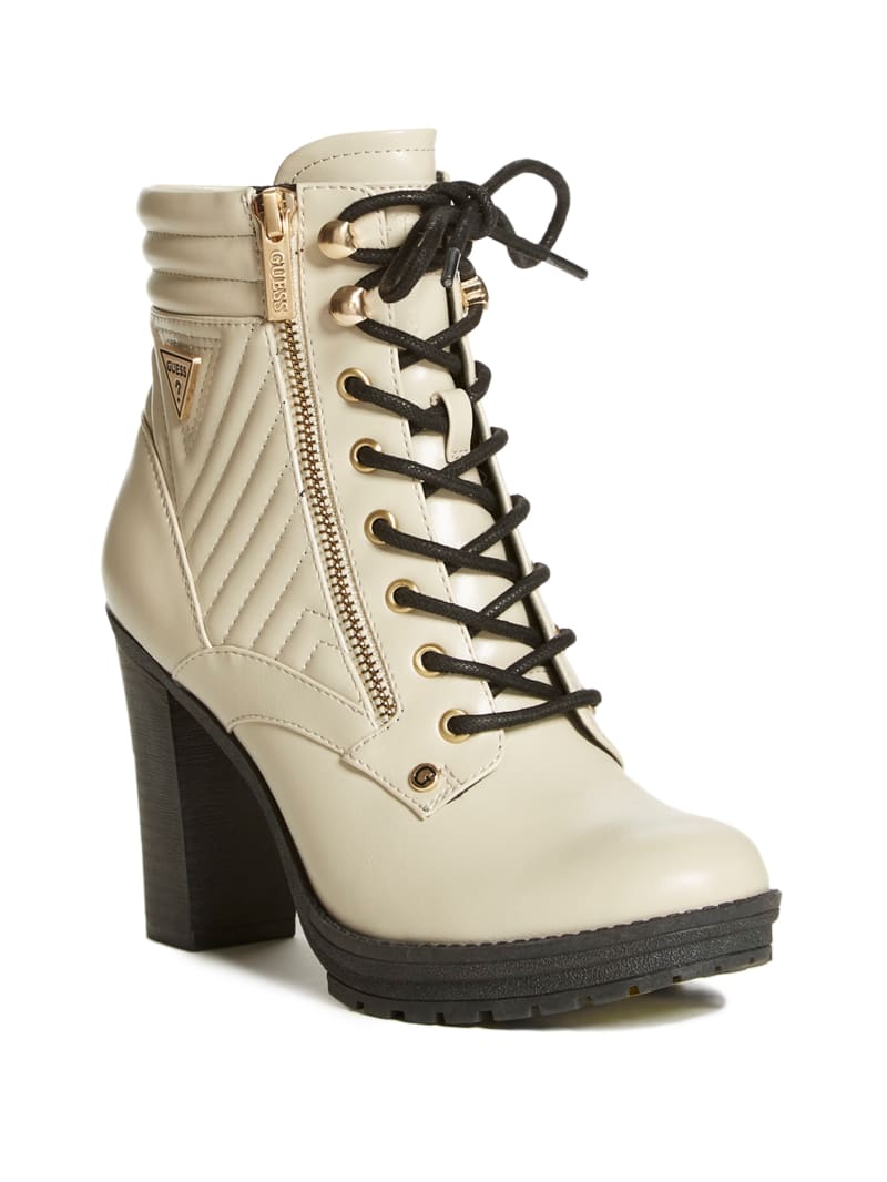 geralyn heeled combat booties