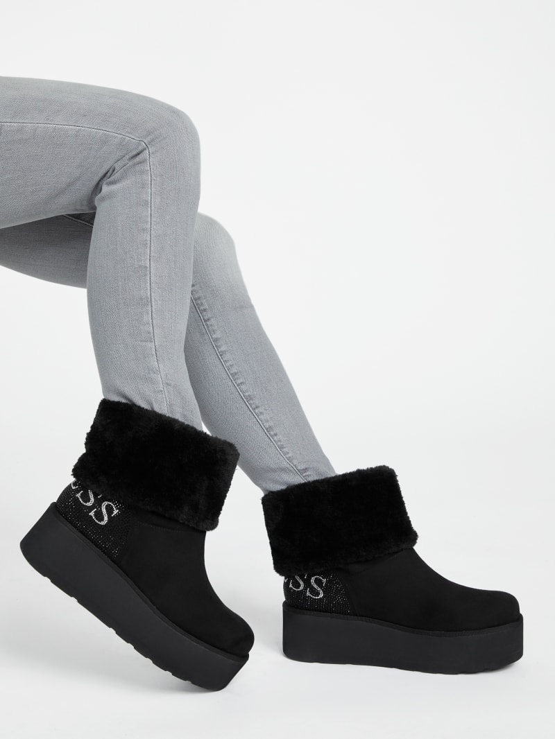 Guess ugg style boots hotsell
