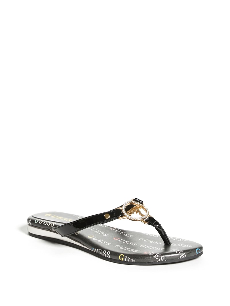 Janely Thong Sandals | GUESS Factory