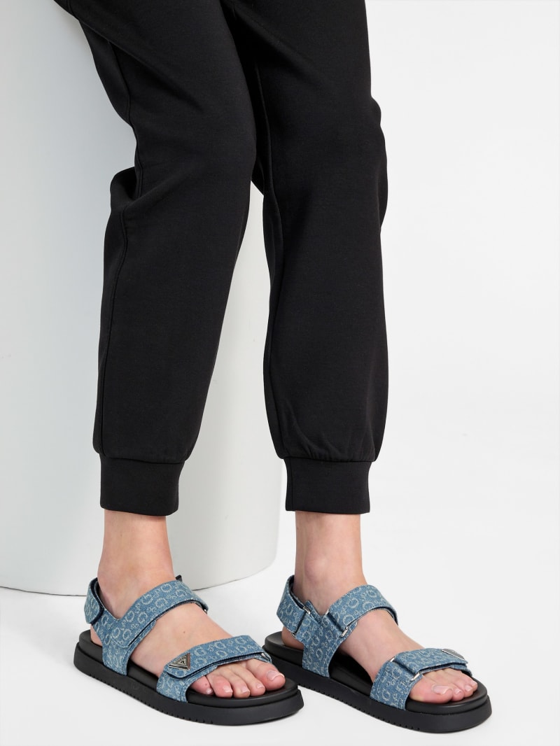 Jimmee Denim Strap Sandals
