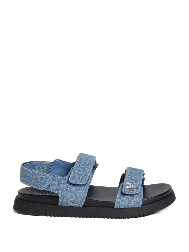 Jimmee Denim Strap Sandals