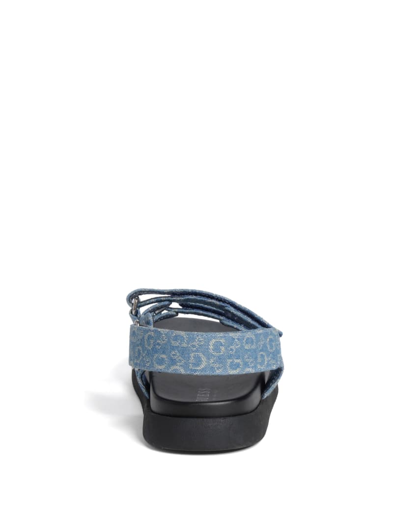 Jimmee Denim Strap Sandals