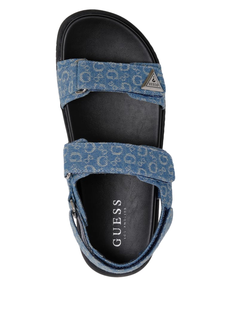 Jimmee Denim Strap Sandals