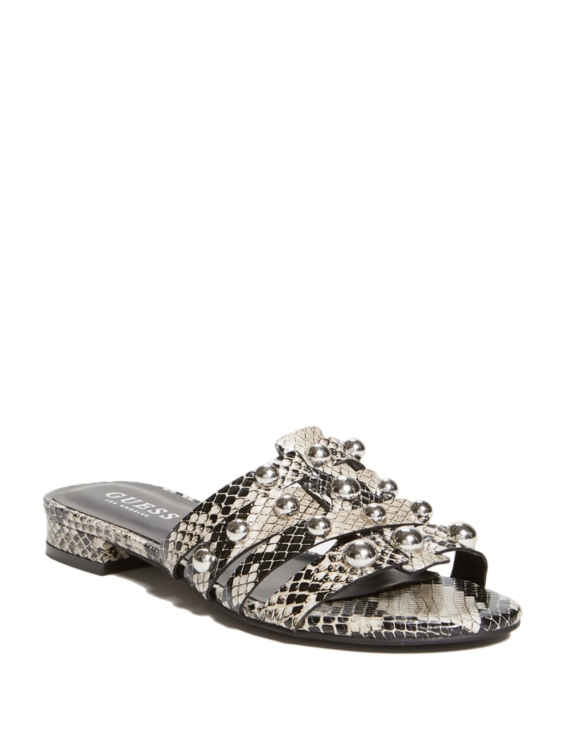 Kindly Studded Slide Sandals | GUESS Factory Ca