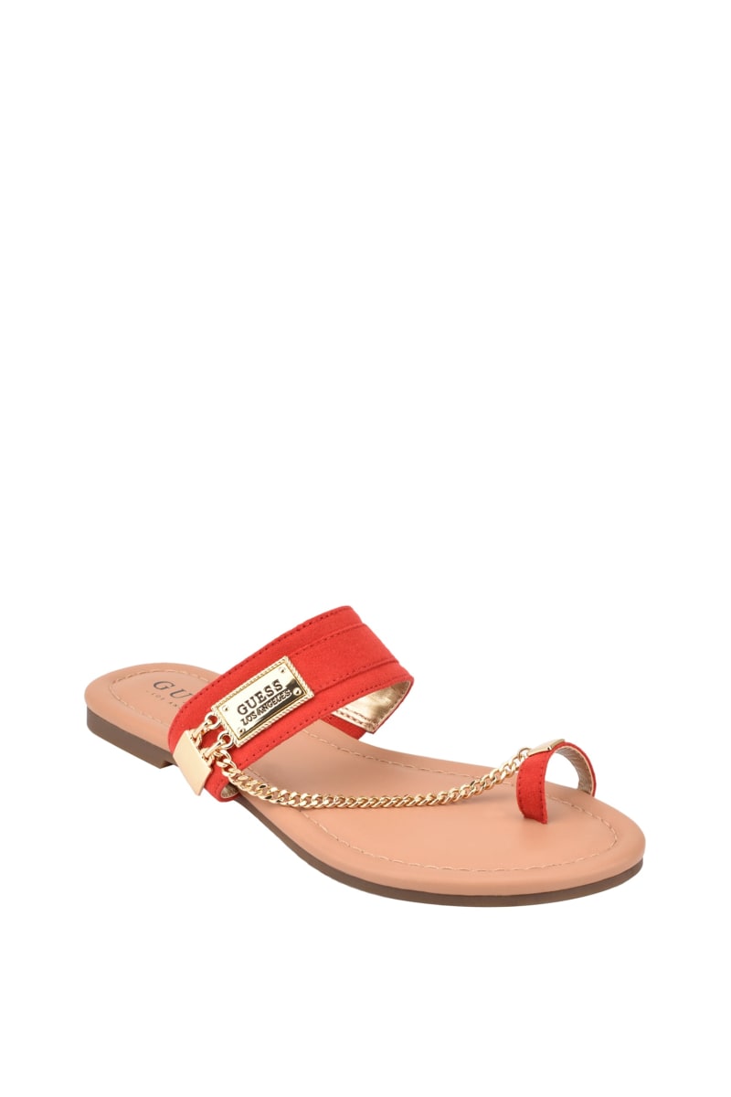 rose gold guess sandals