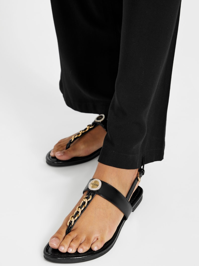 Livvy Chain T-Strap Sandals