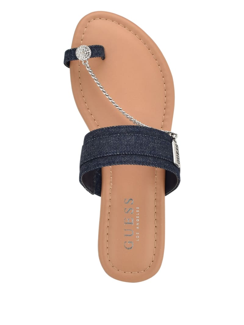 Guess factory women's landen chain sandals sales