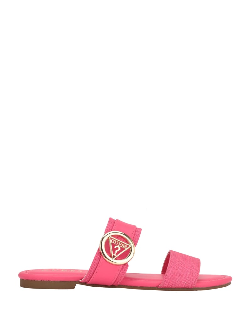 Pink guess sandals discount