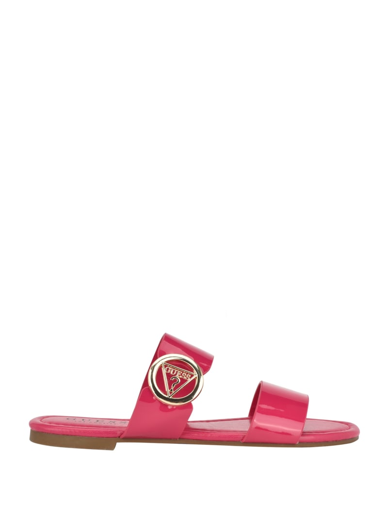 Lowered Double Band Slide Sandals