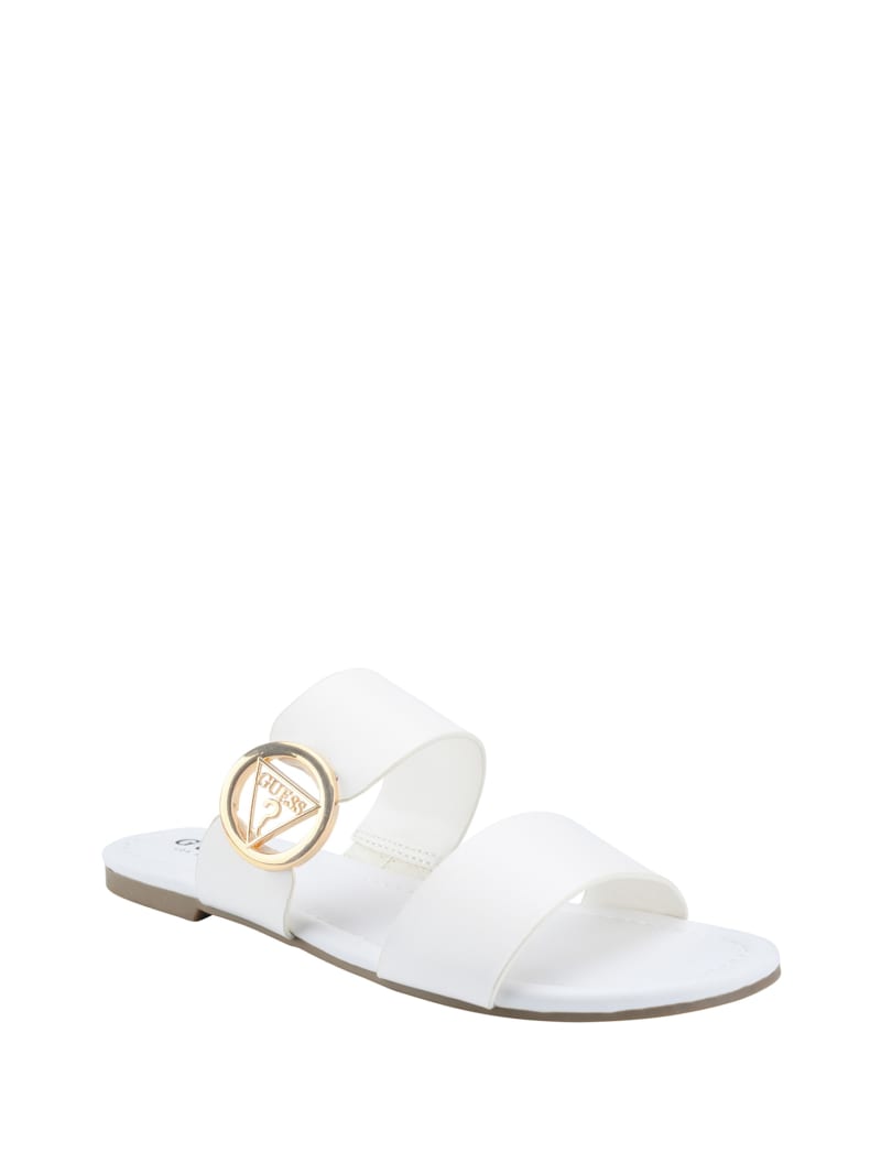 Lowered Double Band Slide Sandals