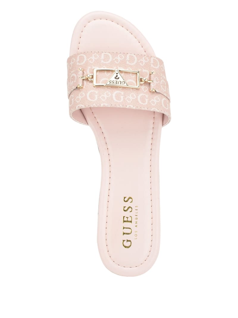 Pink guess slides deals