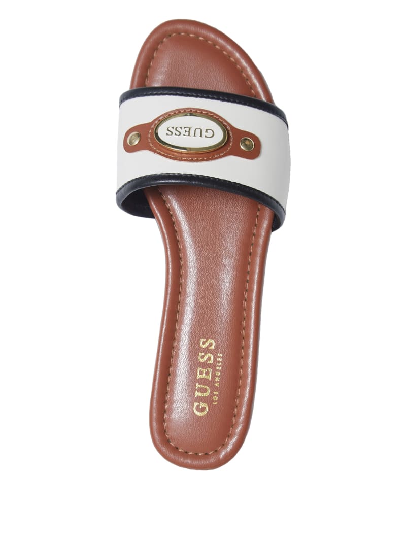 G by guess jeena slide flat sandals discount