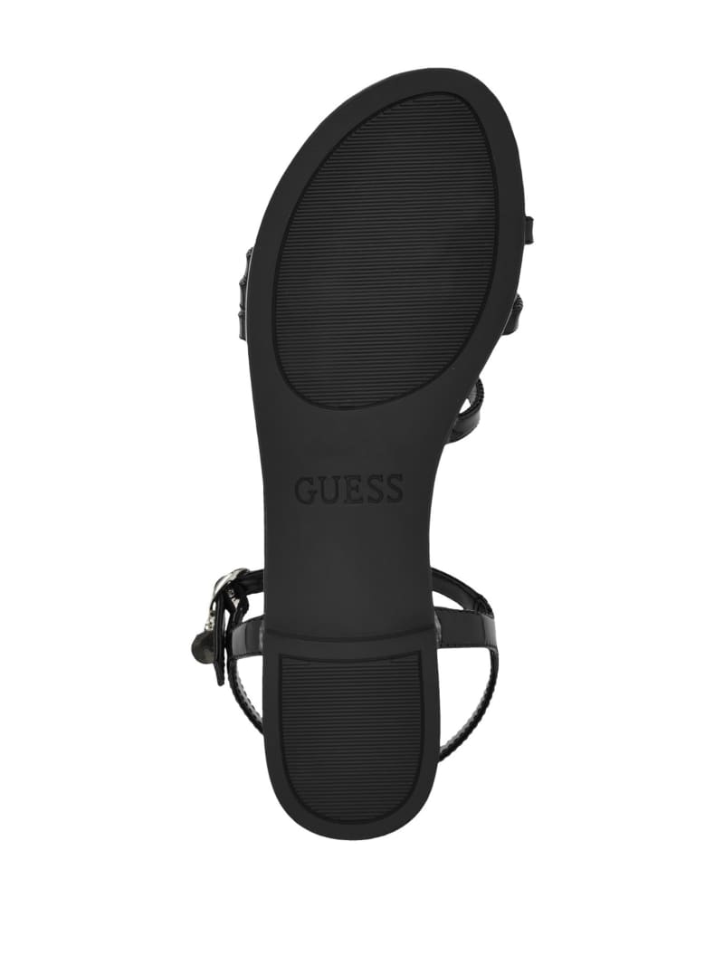 Guess black sandals store