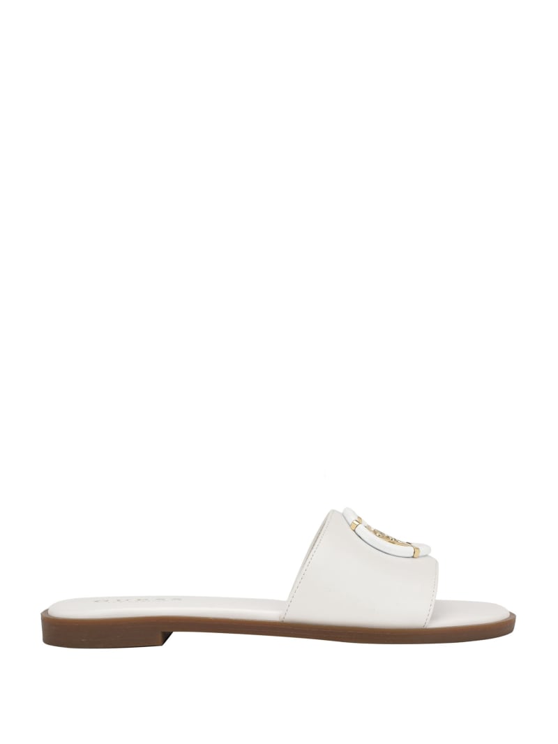 Product image for Magnify Faux-Leather Beach Slides