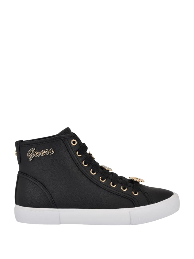 Mailly Charm High-Top Sneakers | GUESS Factory