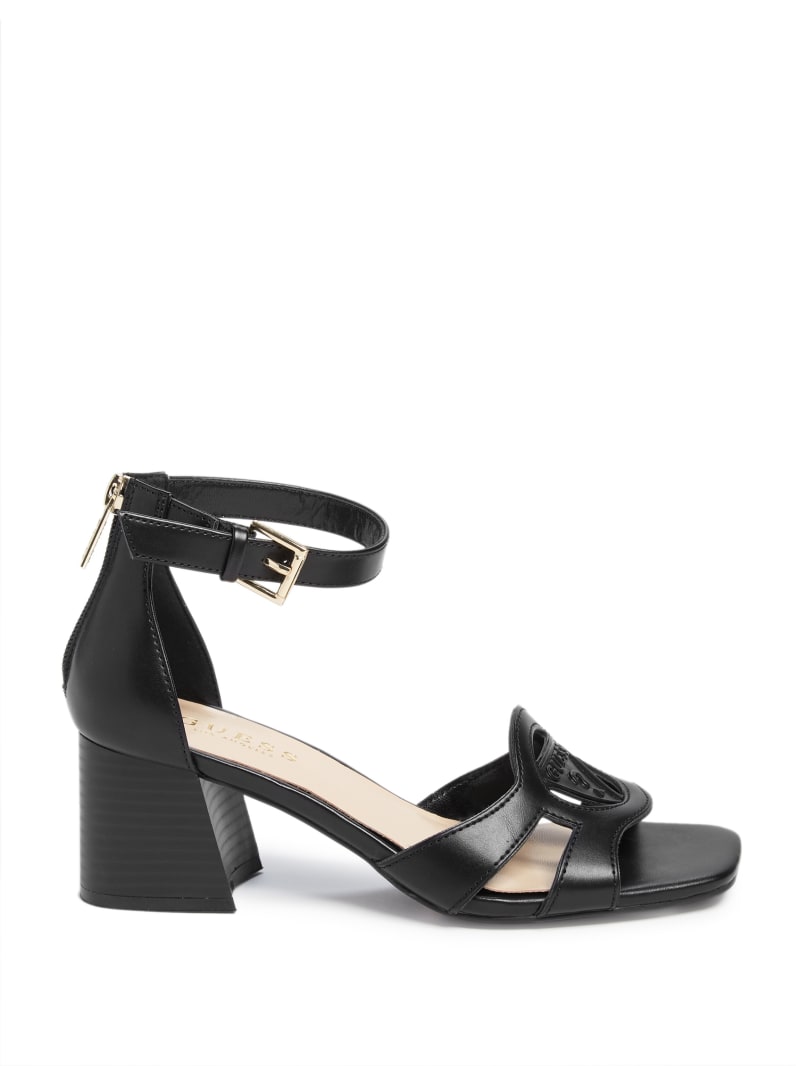 Malorie Logo Cutout Sandals