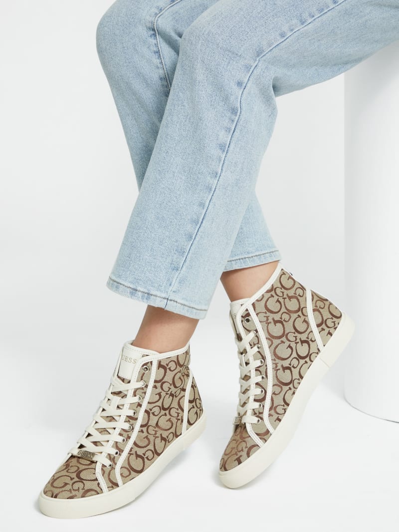 Masons Canvas High Top Sneakers GUESS Factory Ca