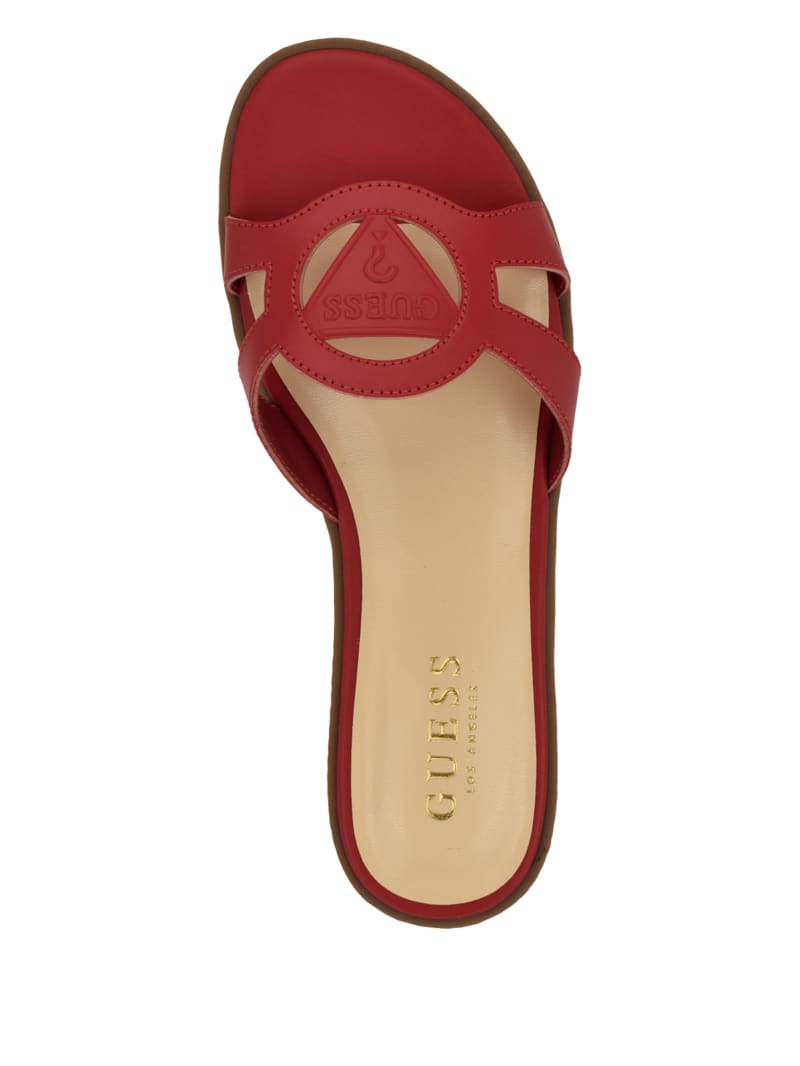 Mazzie Cutout GUESS Slide Sandals