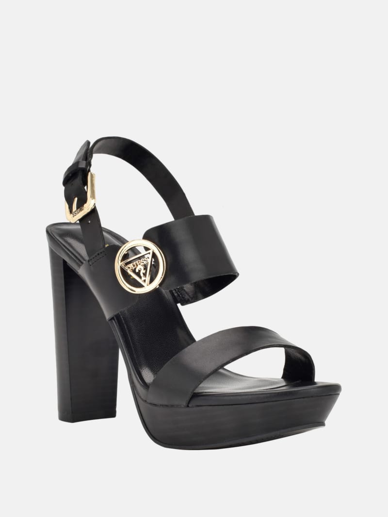 Guess wooden heels hot sale