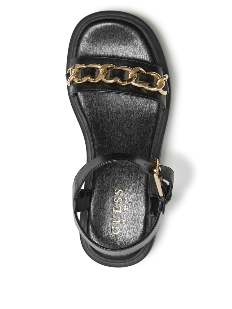 Occurs Chain Platform Sandals GUESS Factory
