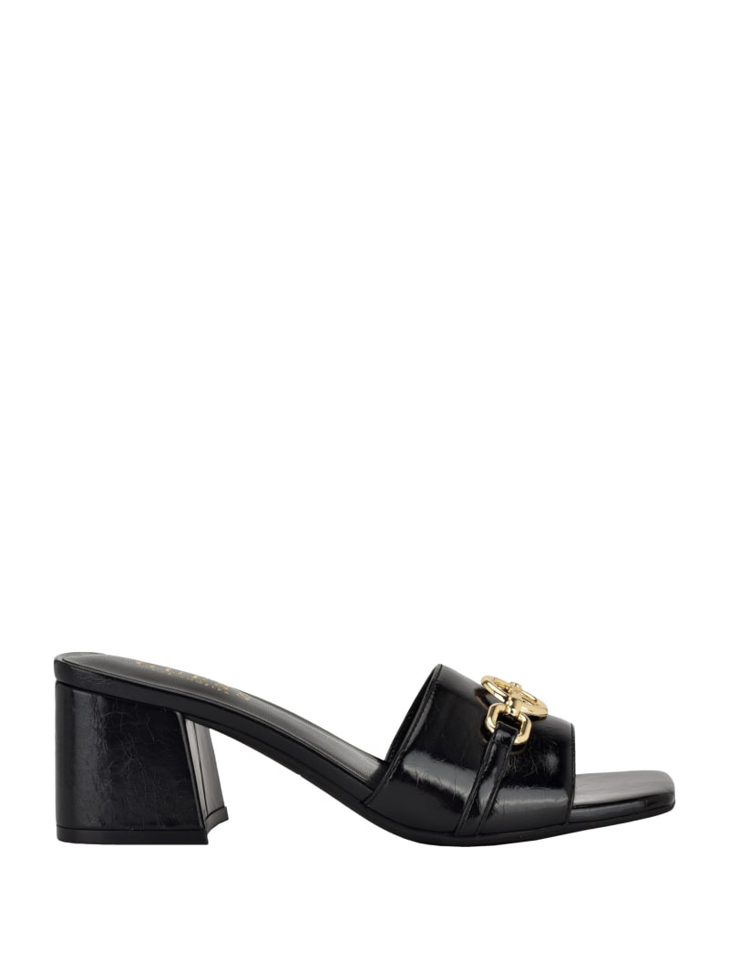 Oney Circle Logo Block Heels | GUESS Factory