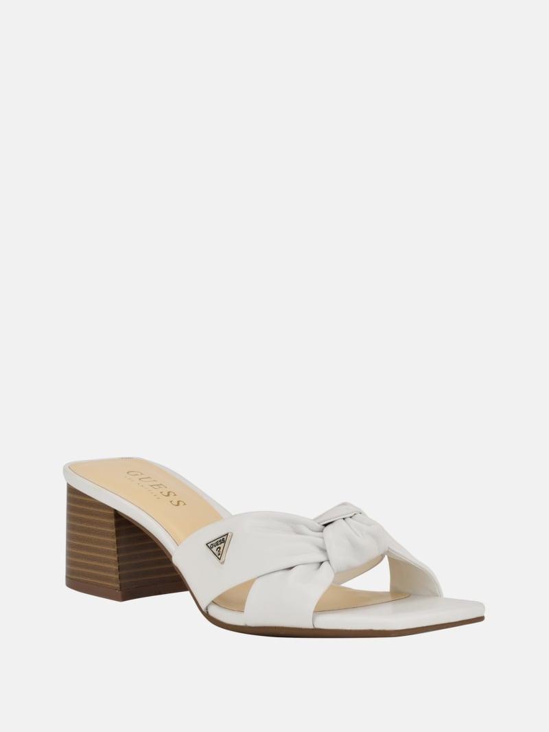 Outdo Faux-Leather Knotted Sandals