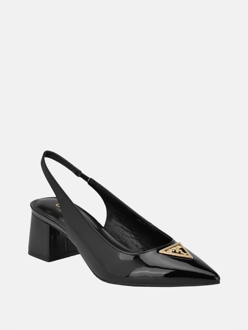 Pipers Slingback Block Heels