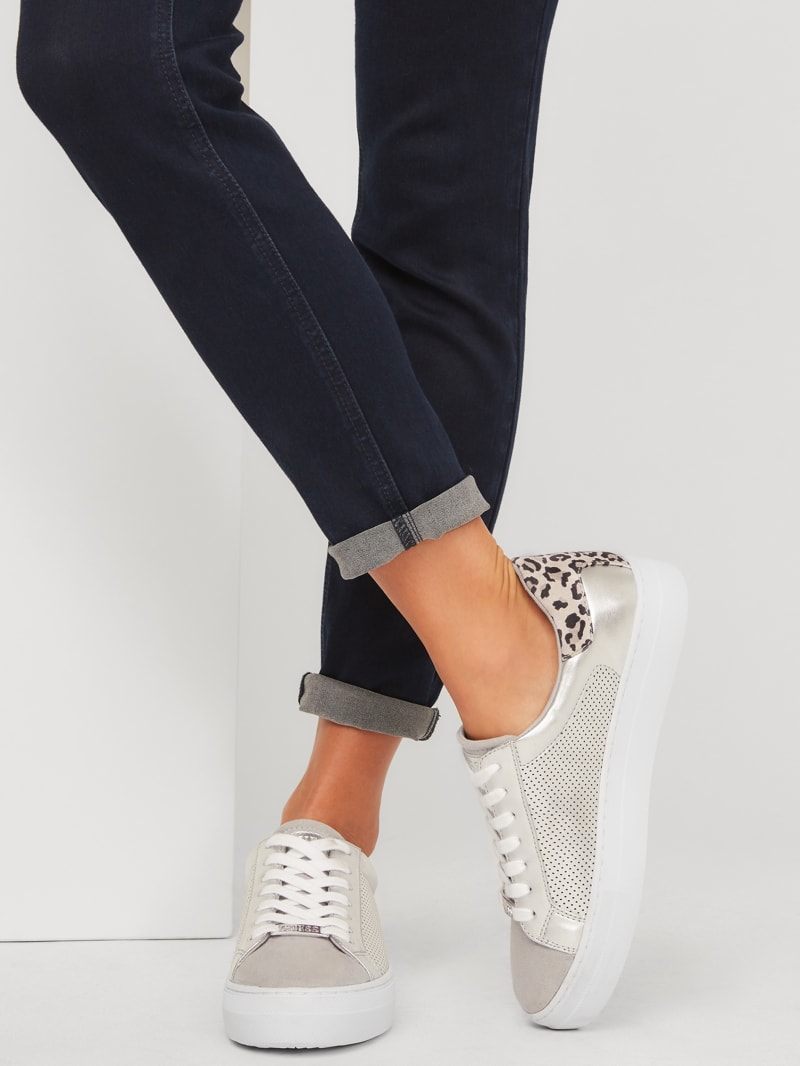 guess floral sneakers
