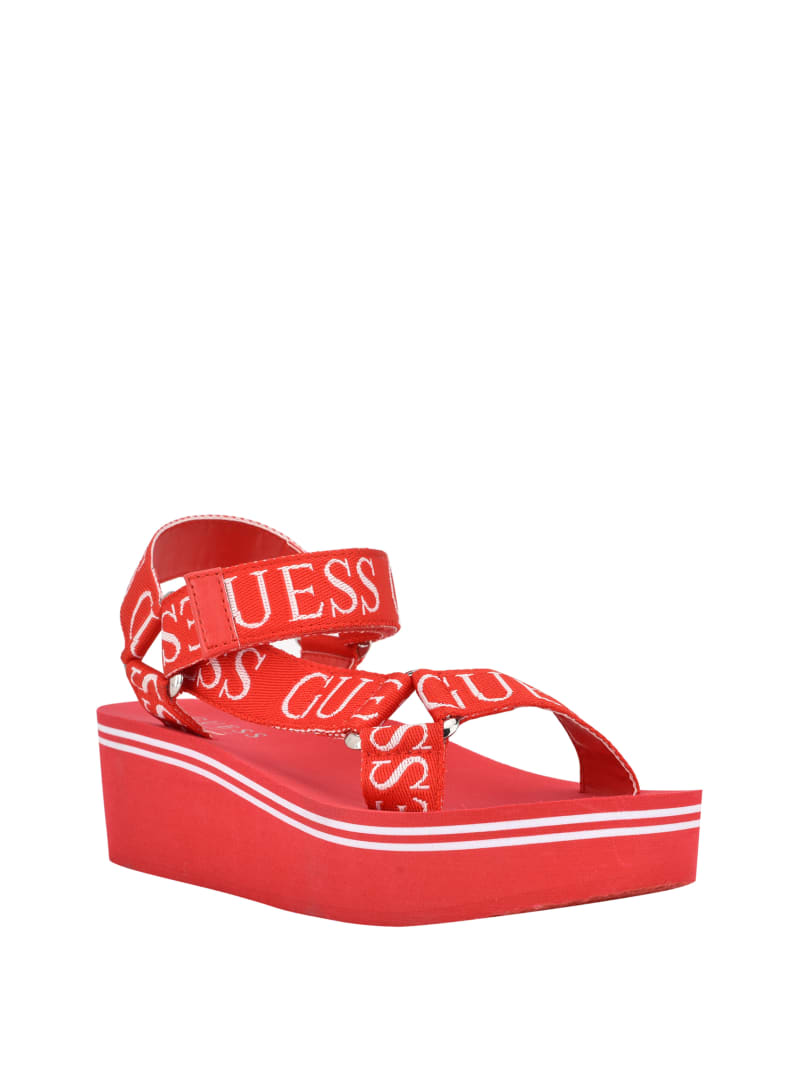 guess platform sandals