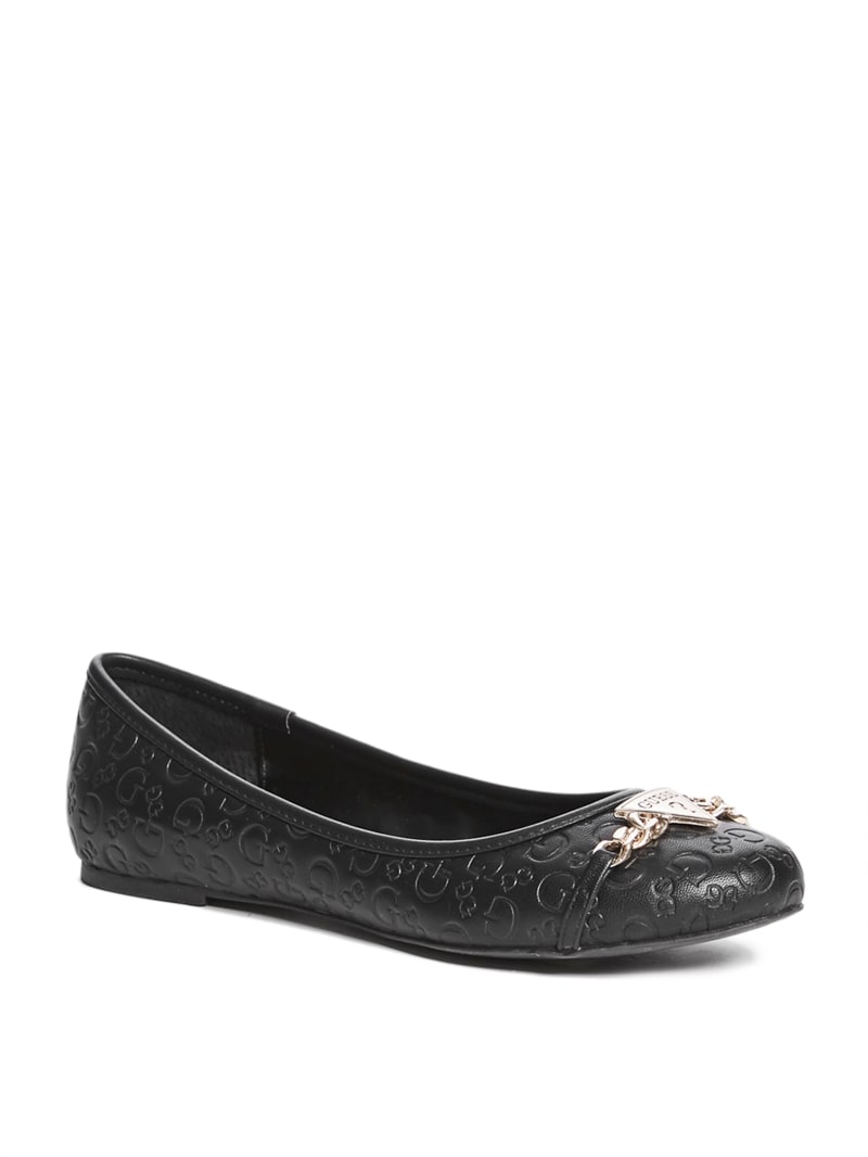 guess black flats