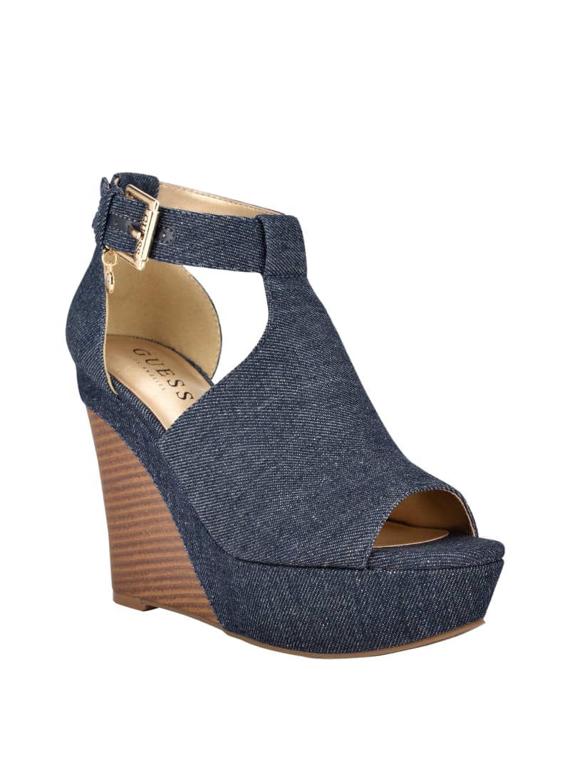 Guess denim wedges
