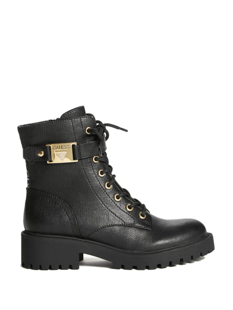 combat boots by guess