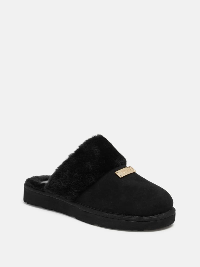 Sandley Shearling Slippers | GUESS Factory