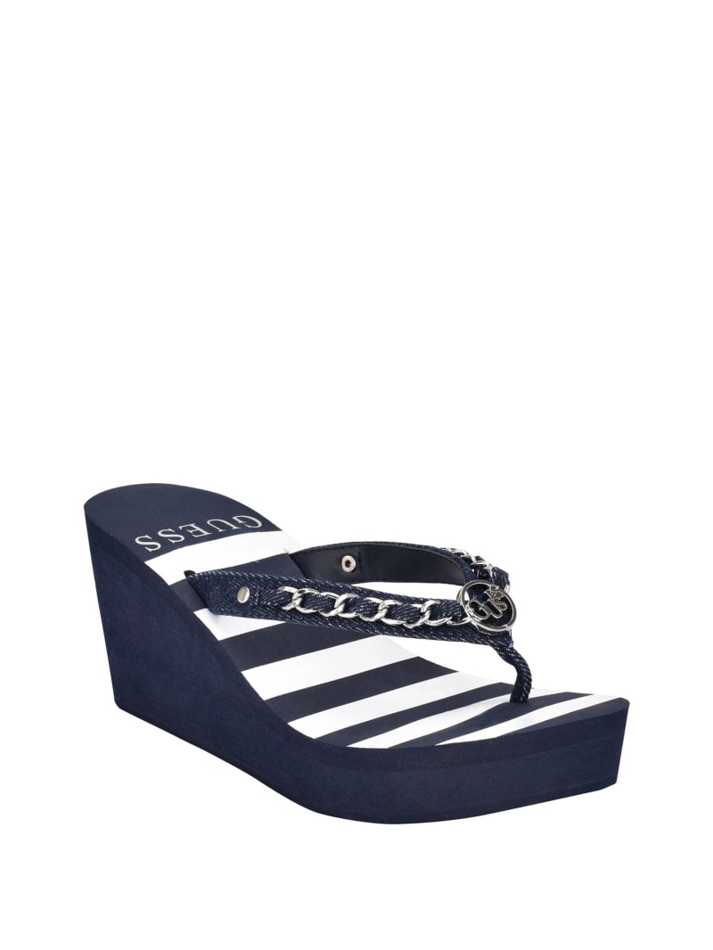 Guess platform flip flops clearance