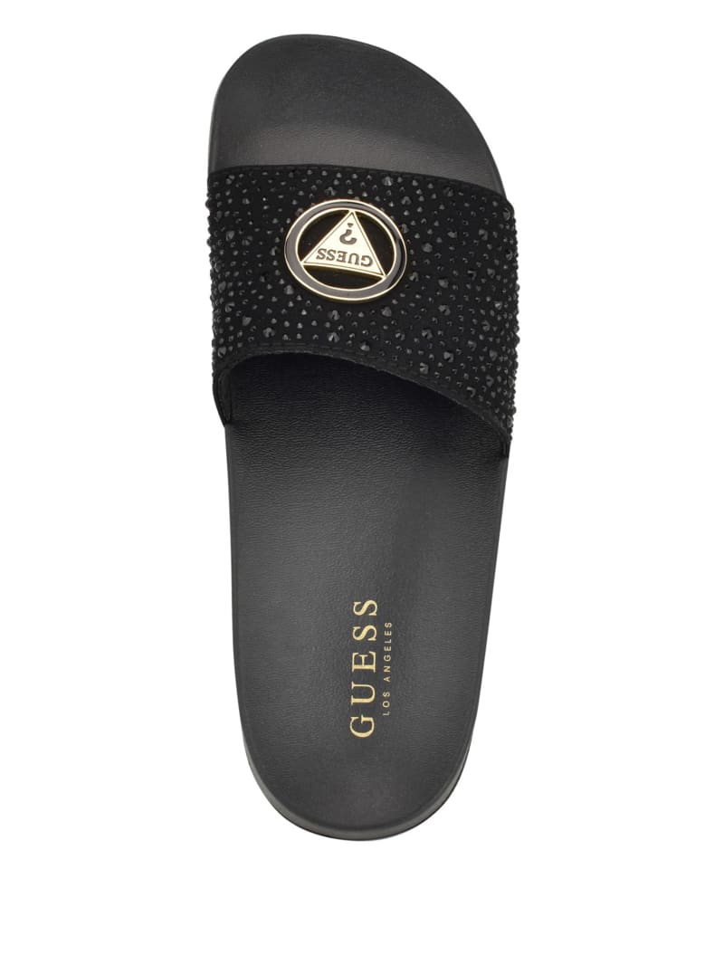 Guess glitter slides sales