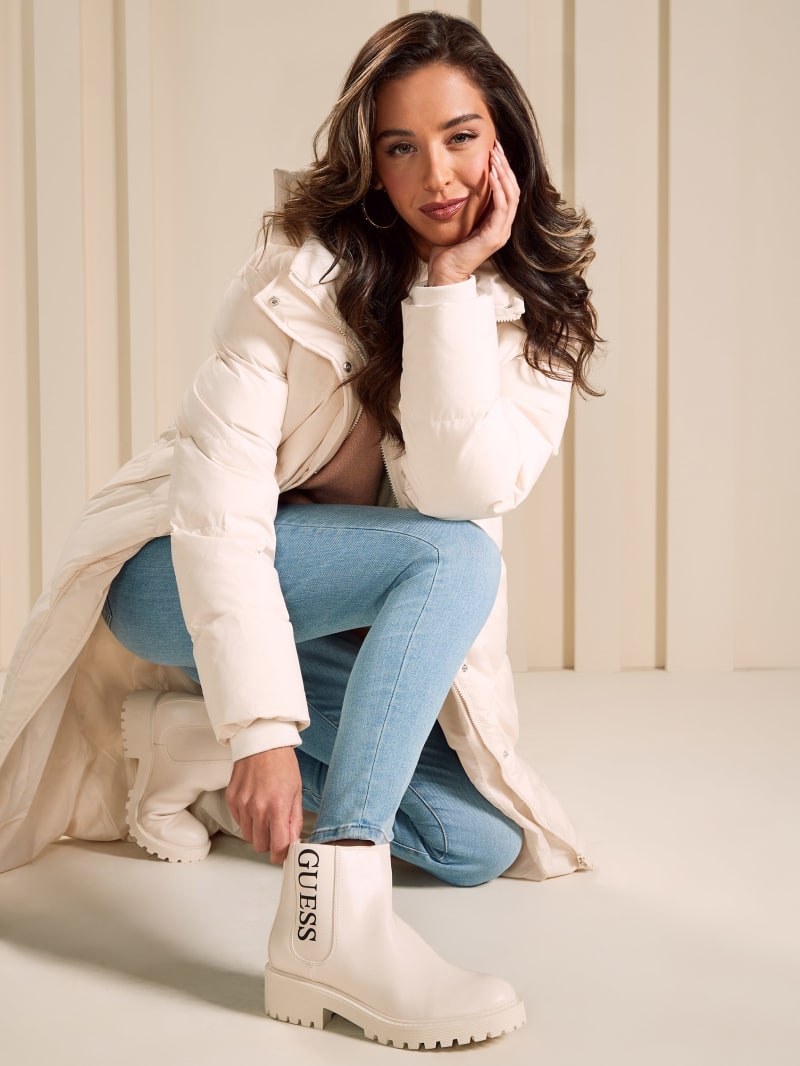 Guess boots white new arrivals