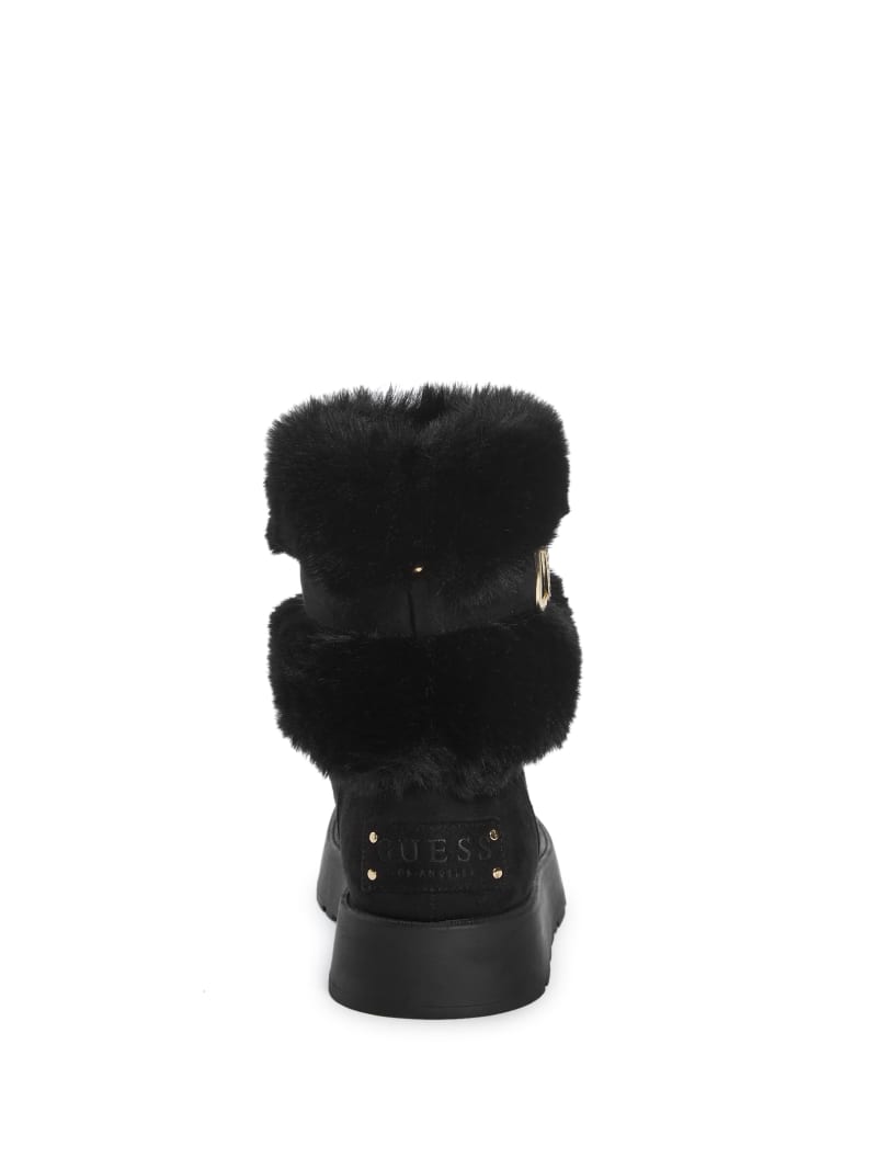 Factory Somer Shearling Boots Black 8