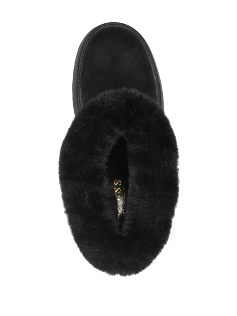 【foggymoody】Merry 0011. Velcro Shearling Boots Somer Shearling Boots | GUESS Factory