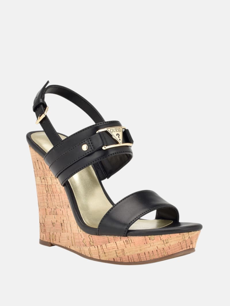 Guess women's discount wedge sandals