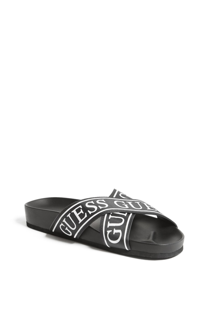 guess slip on sandals