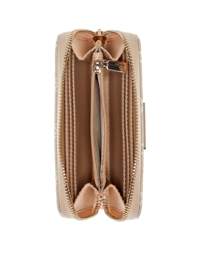 Idra Shine Medium Zip-Around Wallet