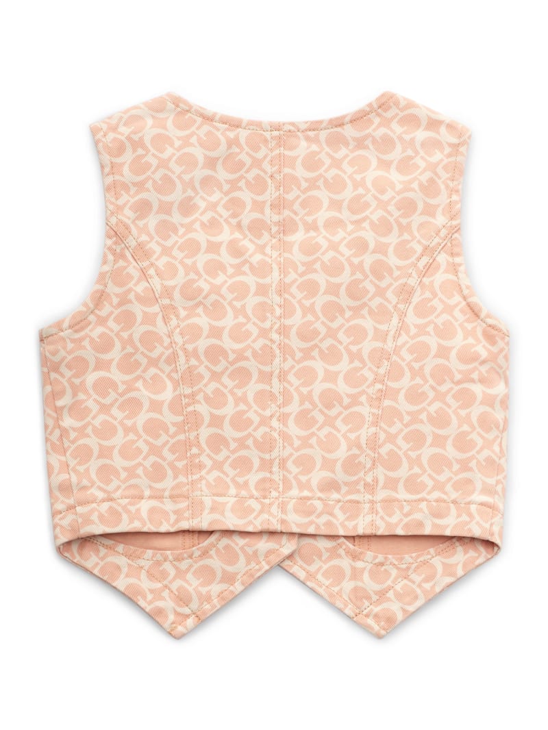Venus Denim Logo Vest (7-14) | GUESS Factory