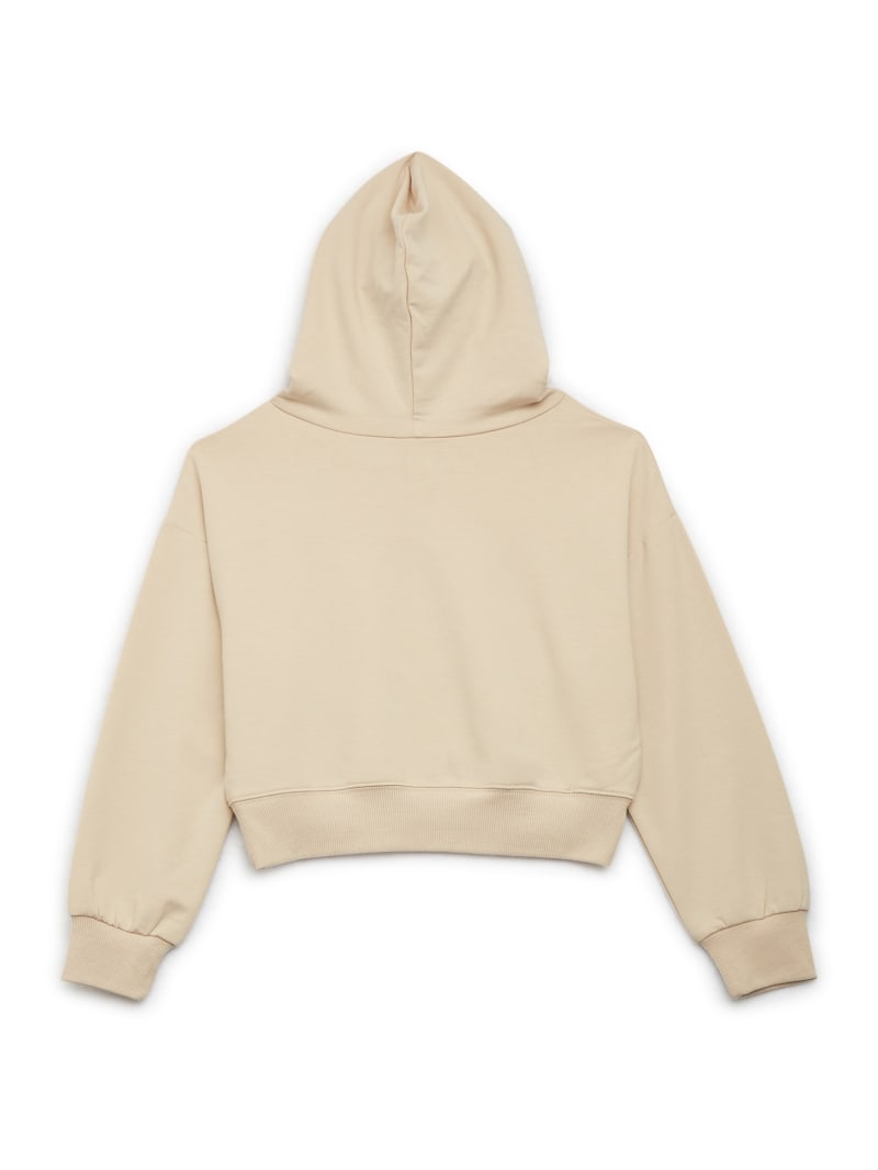Truly Cropped Logo Hoodie (7-14) | GUESS Factory Ca