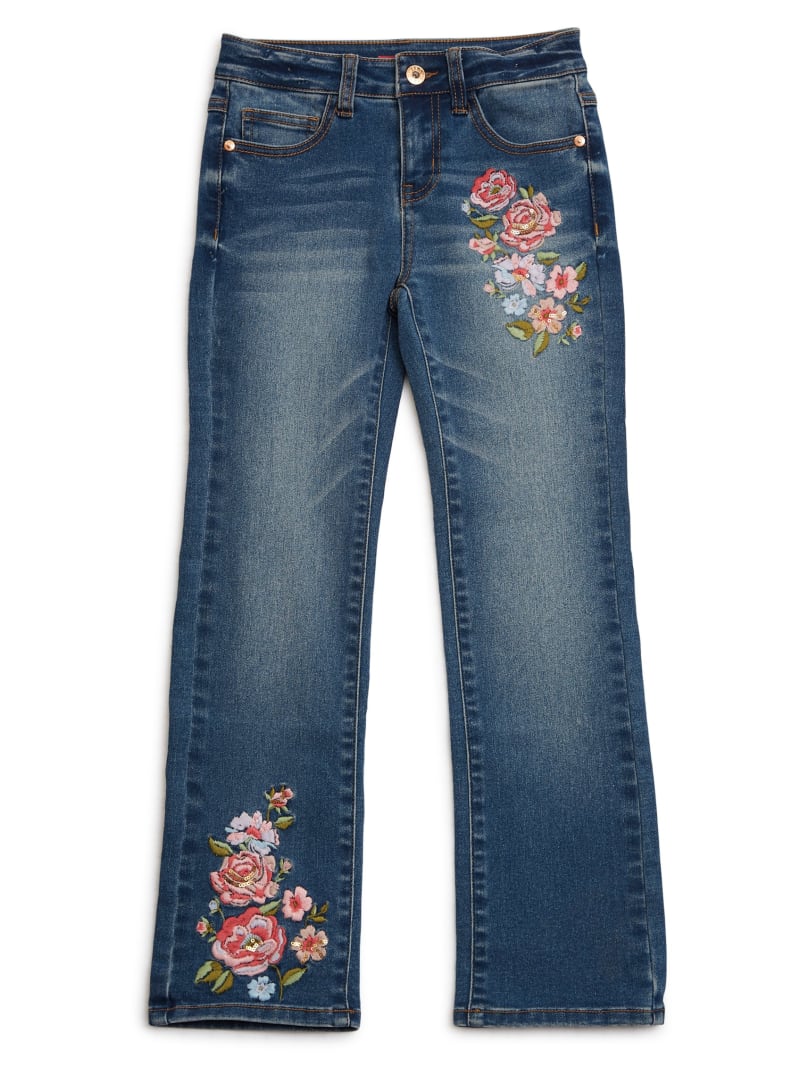 Floral Flared Jeans (7-16)