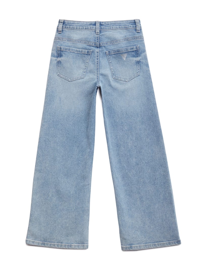 Pamla Rhinestone Wide-Leg Jeans (7-16)