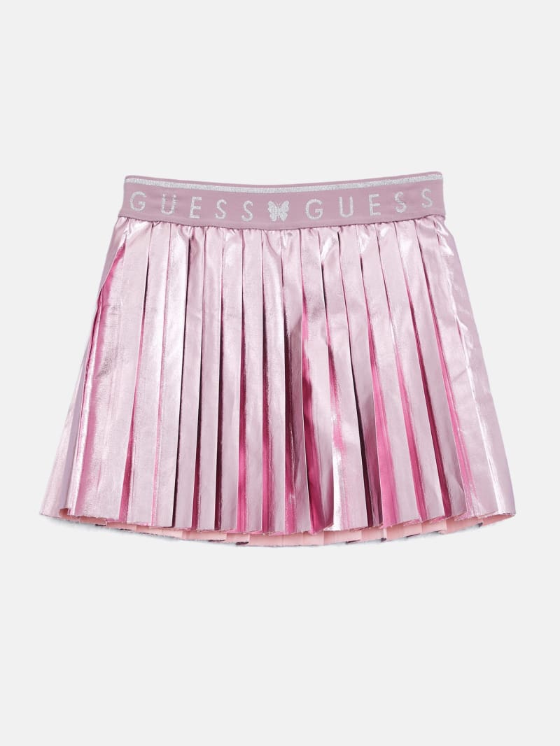 Brooke Faux-Leather Cheer Skirt  (7-14)
