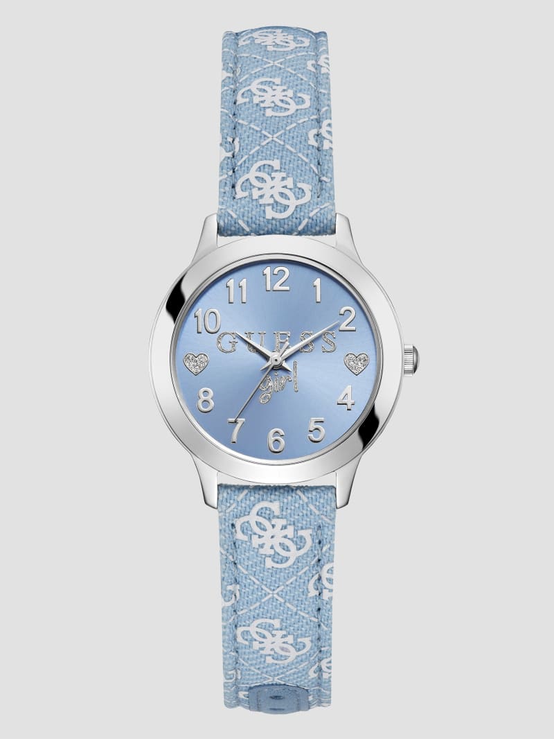 Kids' Blue Quattro G Denim Analog Watch