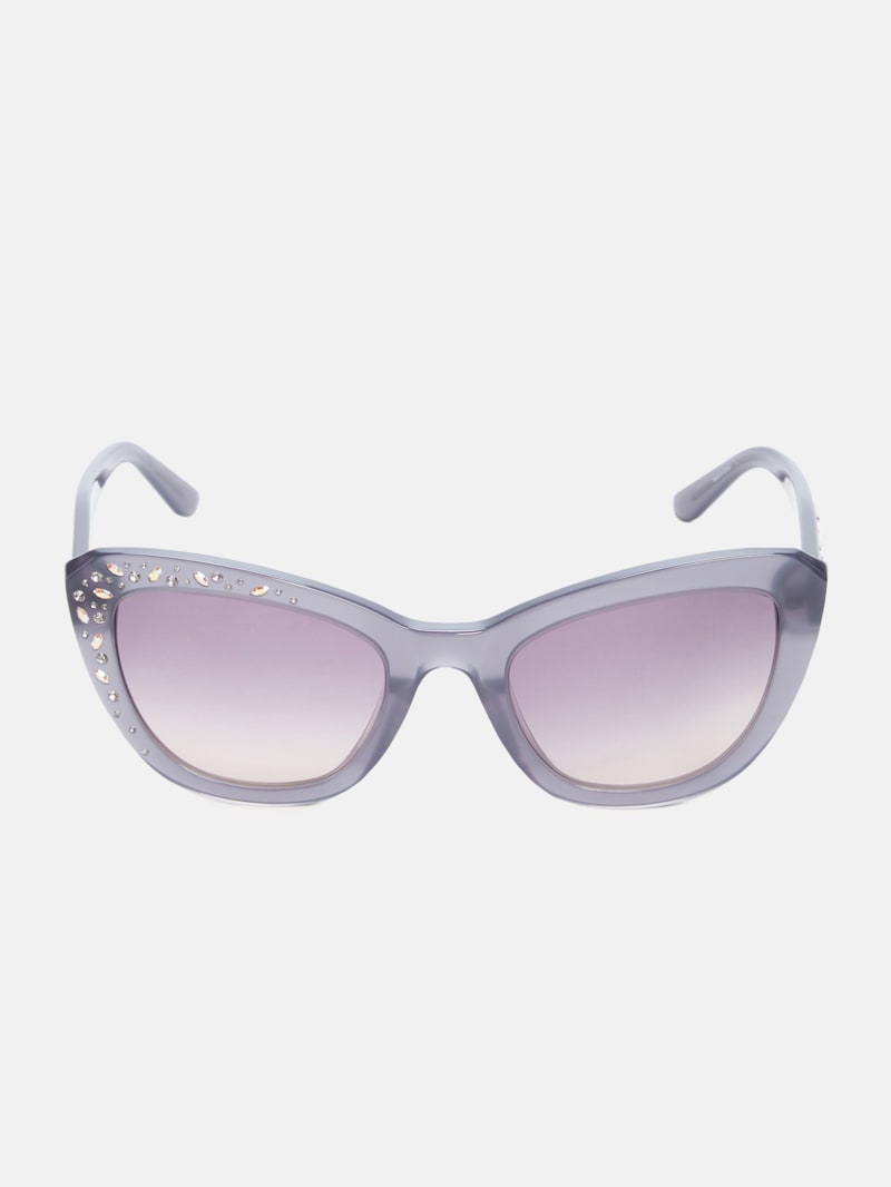 Embellished cat eye sunglasses hotsell