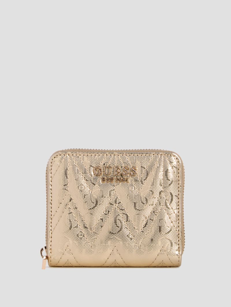 Guess zip around purse best sale